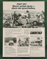 Fiat 127 Werbeanzeige 1975 Vintage Niedersachsen - Velpke Vorschau