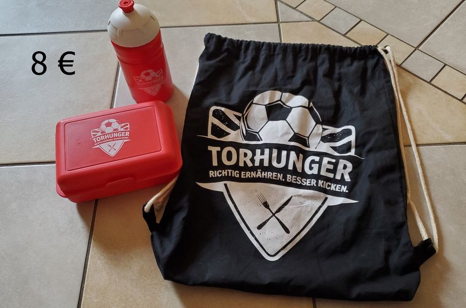 Torhunger Brotdose, Trinkflasche, Sportbeutel *NEU* in Harsum