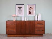 Vintage VKW Sideboard teak MidCentury 50er 60er 70er Hessen - Gießen Vorschau