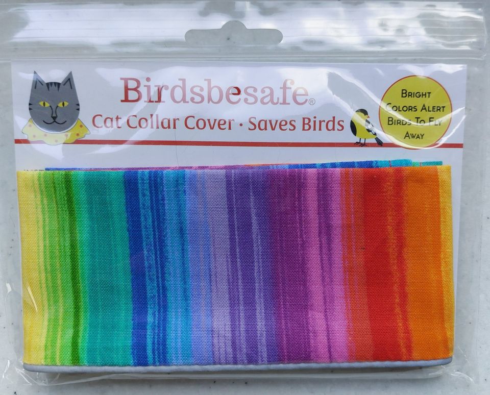 Birdsbesafe Collar Cover - Stoffkragen zum Vogelschutz NEU in Neumünster