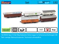 132 ROCO Spur N Set 5tlg Gedeckte GüWA 1x Schienenschleifwagen Hessen - Eschwege Vorschau