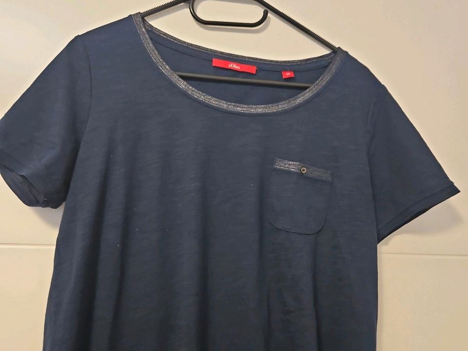 T-Shirt Gr. 38 blau s. Oliver in Wyhl