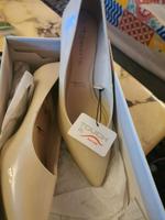 chicke Tamaris Leder Pumps in Ecru Düsseldorf - Angermund Vorschau
