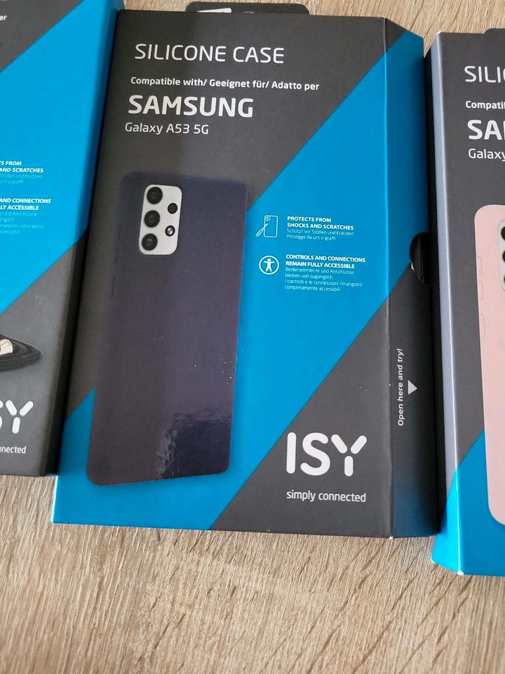 Samsung A53 5G incl. 2 Cases Panzerglas Schnellader in Dinklage