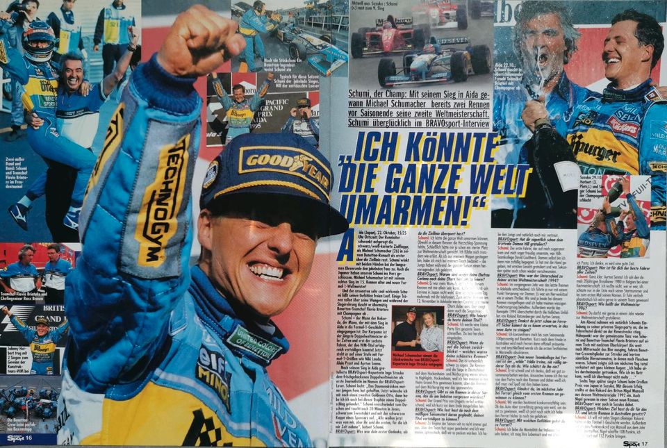 Michael Schumacher Formel 1 Berichte Ferrari Benetton 90er 2000er in Hanau