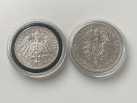 Silbermünzen Deutsches Reich Preußen Kaiser Wilhelm 1876 & 1912 Baden-Württemberg - Karlsruhe Vorschau