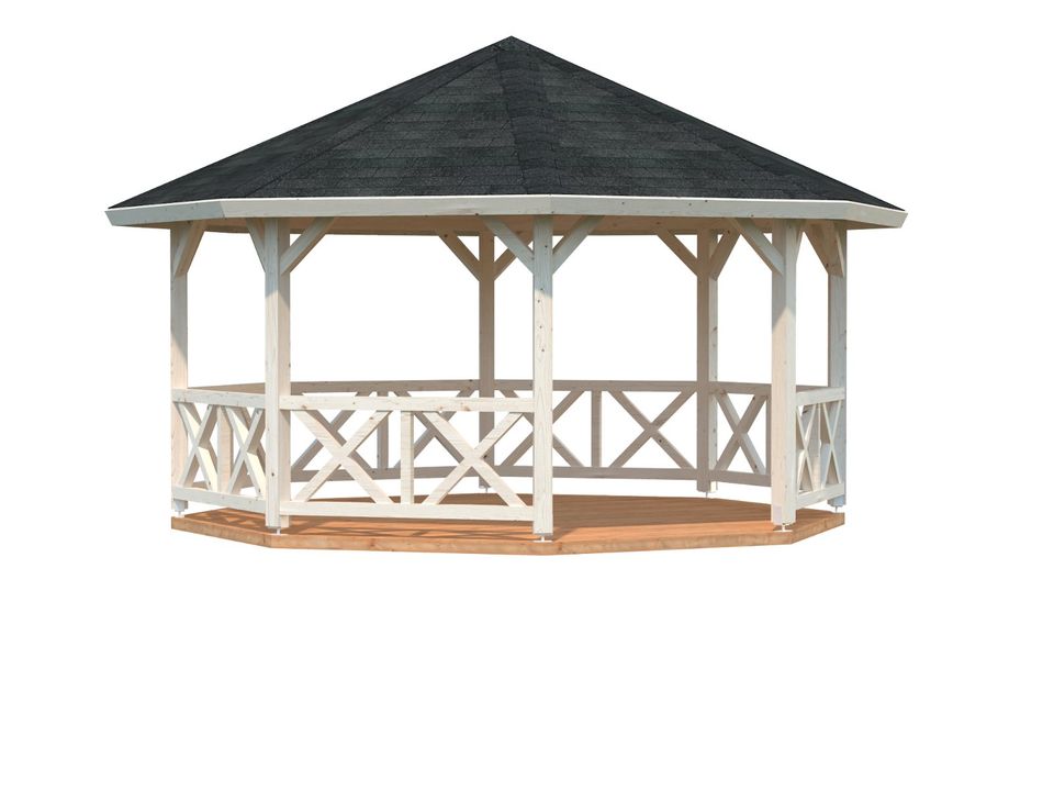 Pavillon Betty 18,0 m² Ø 465 cm Holzpavillon Gartenpavillon Holzhaus  Gartenhäuser Gartenhäuser Zeltdach Gerätehaus Holzhaus Grillhütte  Feierpavillon Holz Carport Teehaus Holzunterstand Zeltpavillon in Hessen -  Birstein | eBay Kleinanzeigen ist jetzt ...