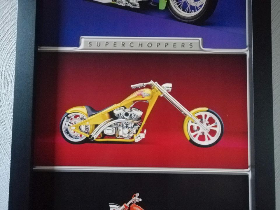 Harley Davidson ~ Chopper ~ Superchoppers ~ Bild ~ groß ~ Deko in Frankenau
