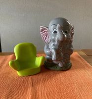 Spar-Elefant aus Keramik + Handysessel beides zusammen 10€ Bayern - Oettingen in Bayern Vorschau