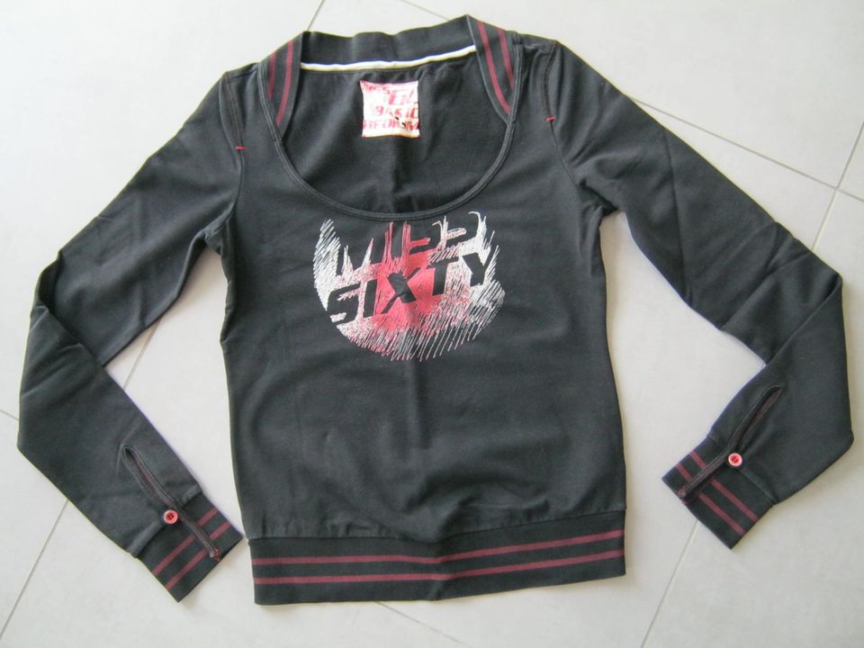 MISS SIXTY Pullover Sweater schwarz rot XS S M Hoodie Sweatshirt in Dortmund