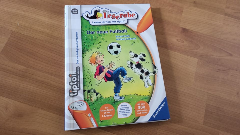 Buch Kinderbuch Tiptoi RAVENSBURGER LESERABE  der neue Fussball in Sulzbach