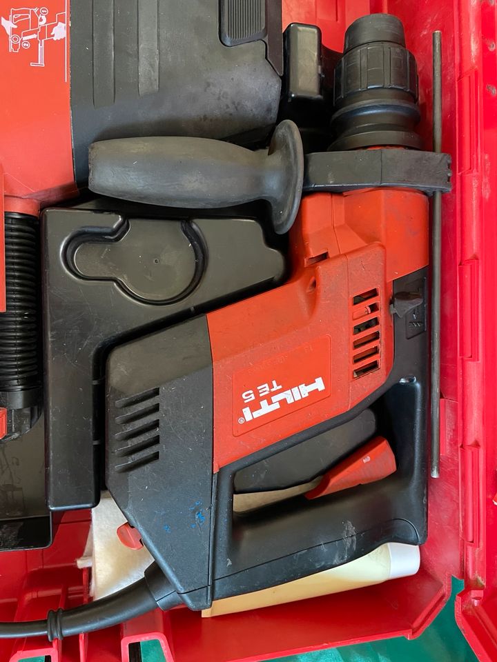 Hilti TE5 mit DRS Bohrmaschine TE 5 SDS Schlagbohrmaschine in Balzhausen