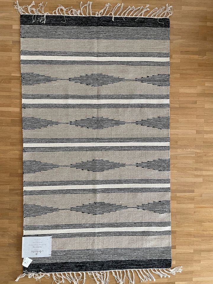 Teppich 91x152 Wohnzimmerteppich Handmade Läufer Flurteppich Rug in Frankfurt am Main