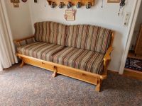 Sofa, Couch, Bauernsofa aus Holz mit Schubladen Bayern - Kienberg Vorschau
