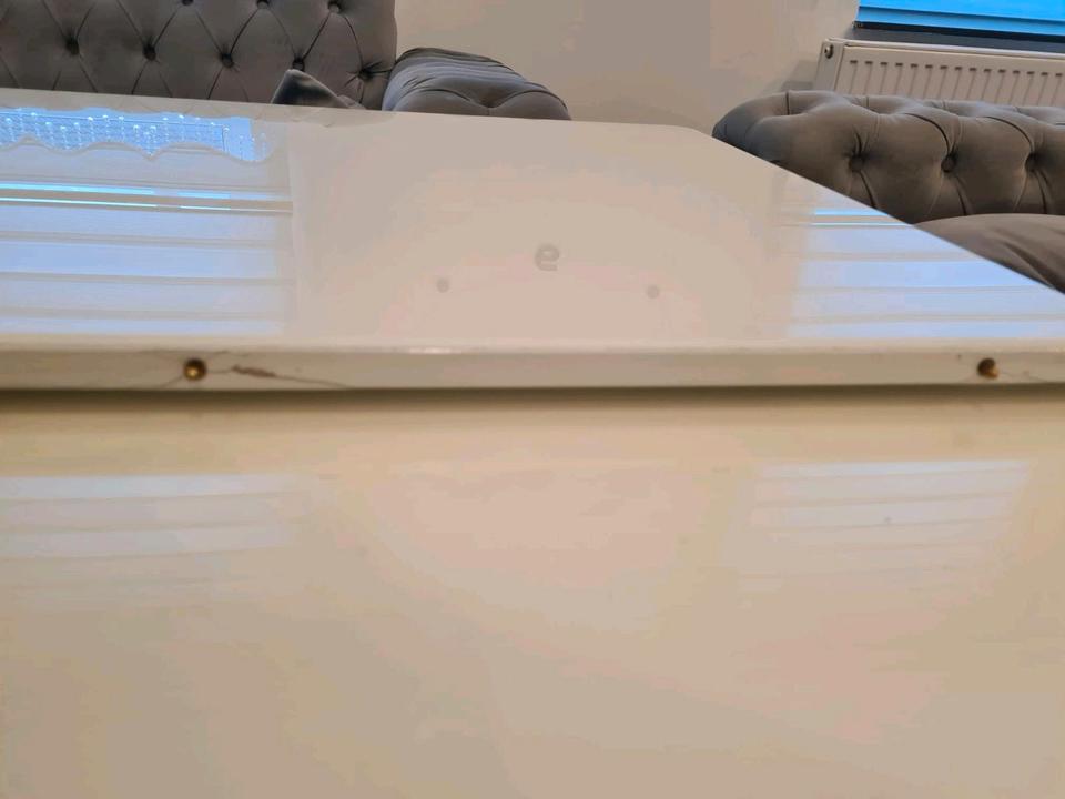Verstellbarer Couchtisch, Küchentisch, Esstisch mit Glasplatte in Herne