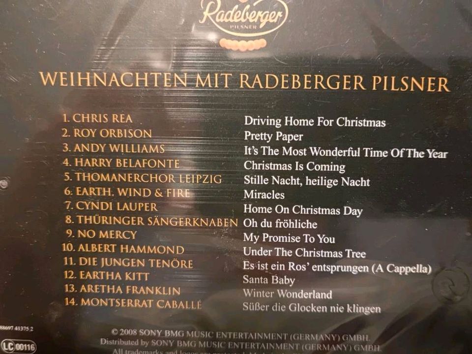 Radeberger Pilsener Weihnachts CD in Krauschwitz