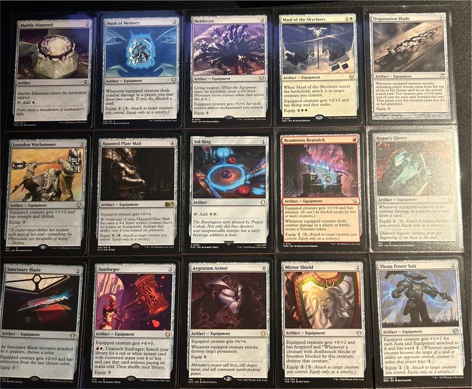 MTG Commander Deck: Karlach + Flaming Fist (Equipments) in Essen