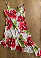 Trägerkleid, rote Blüten, Volant Bayern - Büchenbach Vorschau