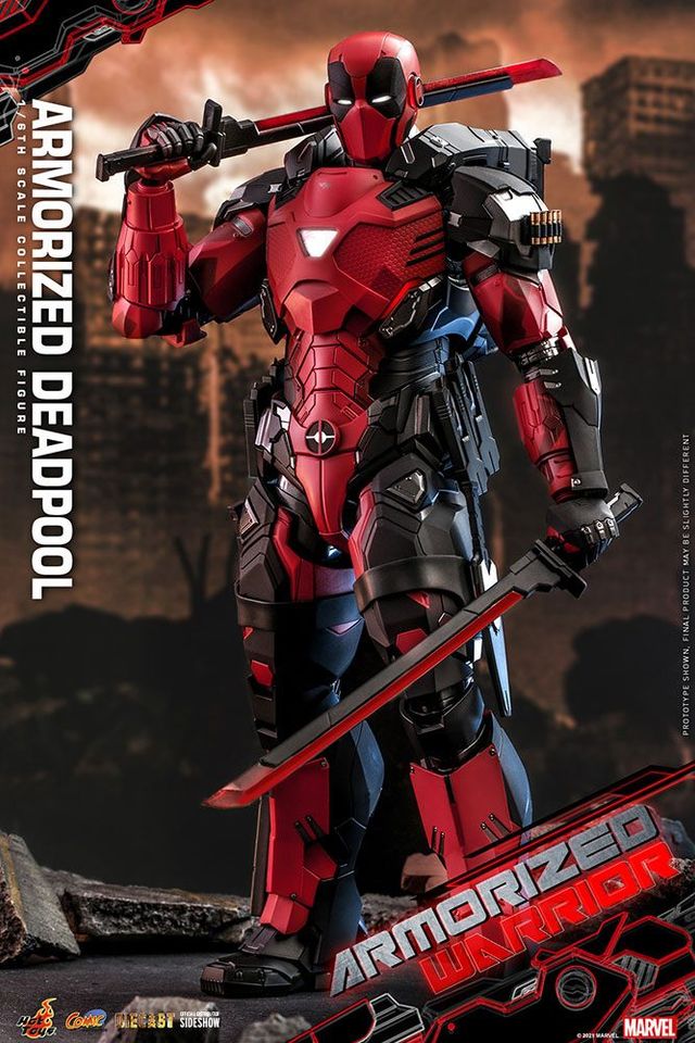 ARMORIZED DEADPOOL -  DIECAST CMS09-D42 - Actionfigur - HOT TOYS in Weilmünster