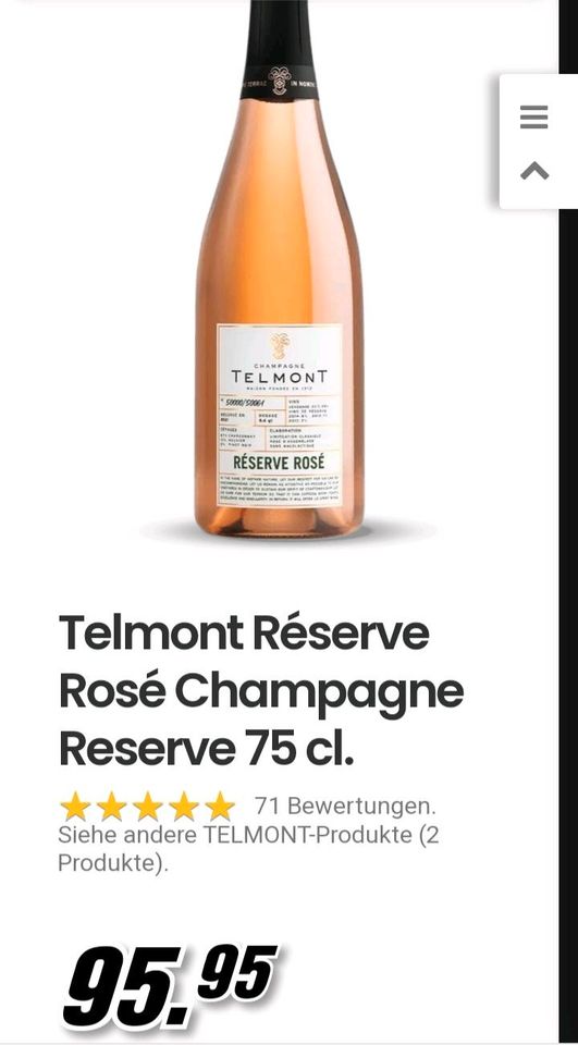 Telmont Réserve Rosé in Schönefeld