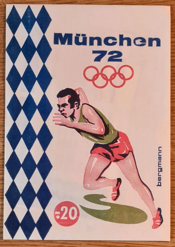 Sammeltüte BERGMANN Verlag "München 1972" Sammelalbum in Wiesbaden