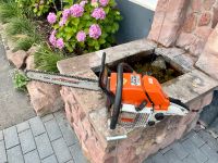 paket: stihl 048 av motorsäge benzin & hs 80 heckenschere Hessen - Lampertheim Vorschau