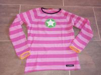 Villervalla Langarmshirt Gr. 128 gestreift Stern pink rosa Sachsen-Anhalt - Wasserleben Vorschau