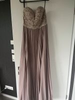 Langes trägerloses Abendkleid beige Schleswig-Holstein - Bovenau Vorschau