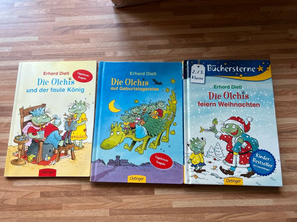 Drei Olchi Bände (Geburtstagsreise, der faule König, Weihnachten) in Karlsruhe