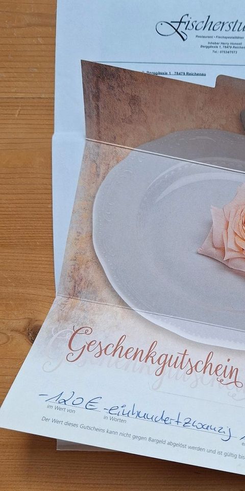 Gutschein Reichenau Ferienwohnung Urlaub Restaurant in Obergünzburg