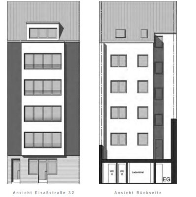 Kapitalanlage ! Vermietete 2-Zimmer-Wohnung in der Elsaßstraße 32 zu verkaufen ( WE 4 ) in Köln