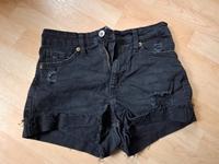 Kurze Hose/Shorts Jeans schwarz H&M Gr. 36 Sachsen - Coswig Vorschau