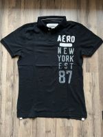 Aeropostale Poloshirt T-Shirt Gr M Schwarz New York Est. 1987 Hessen - Mörfelden-Walldorf Vorschau