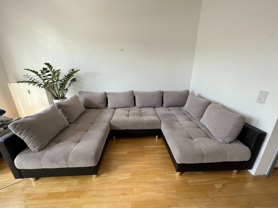 700€ Couch Sofa U-form/ Ecksofa mit Schalffunktion Angebote in München