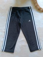 Adidas 3/4-Leggings, Gr. 140, Sporthose schwarz Hessen - Weiterstadt Vorschau