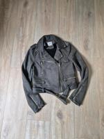 Graue Wildlederjacke Brandenburg - Zeuthen Vorschau