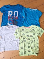 Tshirts 110 blau weiß tiger leuchtend Niedersachsen - Nienhagen Vorschau