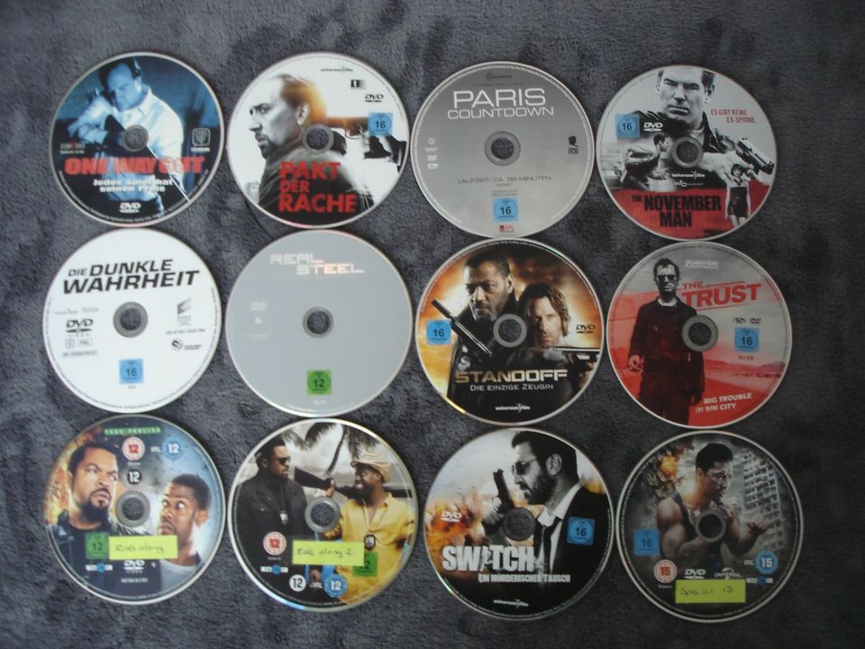 28x DVD Action Filmsammlung - nur Discs! Dirty Harry... in Untergruppenbach