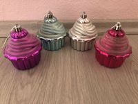 Weihnachtskugeln 4 Cupcakes Lila Pink Silber Blau Essen - Essen-Katernberg Vorschau