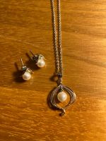 Halskette und Ohrringe mit Perlen Bayern - Würzburg Vorschau