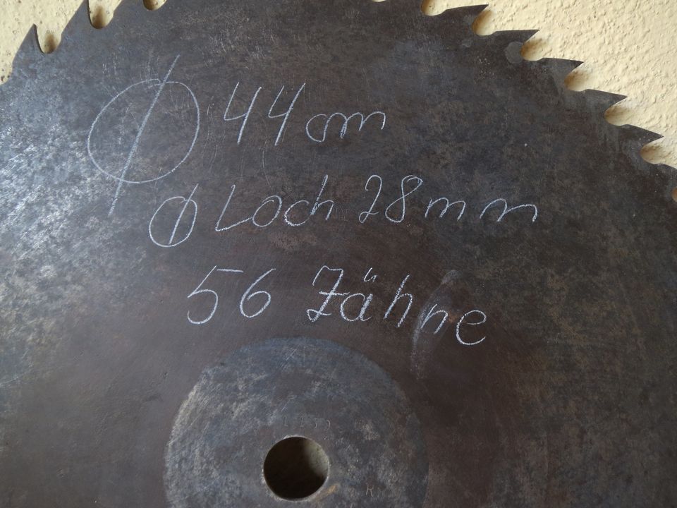 Kreisägeblatt Durchmesser 44cm, 56 Zähne in Neustadt an der Aisch