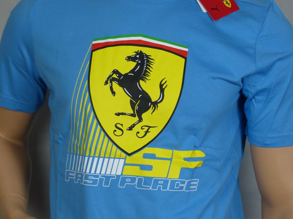 Puma Scuderia Ferrari Herren Fast Pace T-shirt Gr. S M L XL XXL in Wetzlar