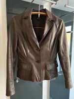 dünne Lederjacke Blazer more & more braun 34 Bayern - Geisenfeld Vorschau
