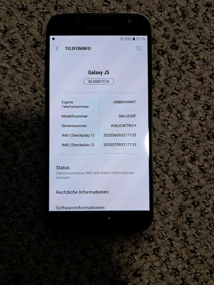 Samsung galaxy J5 2017 ( 16GB Speicher ) in Freiberg