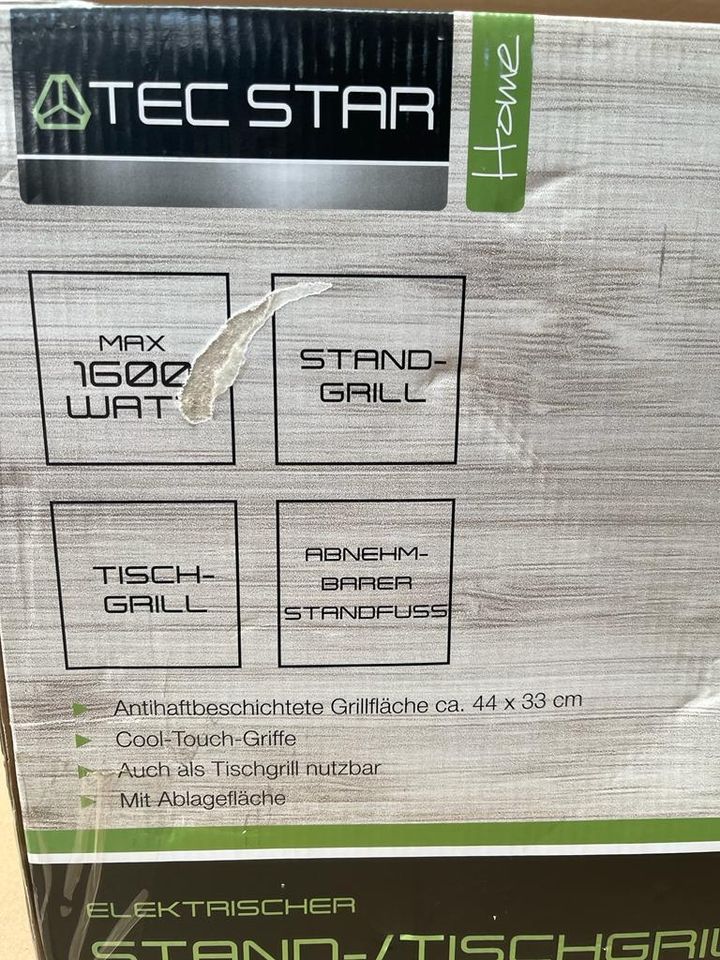 Elektrischer Stand-/Tischgrill TEC STAR NEU in Oberhausen