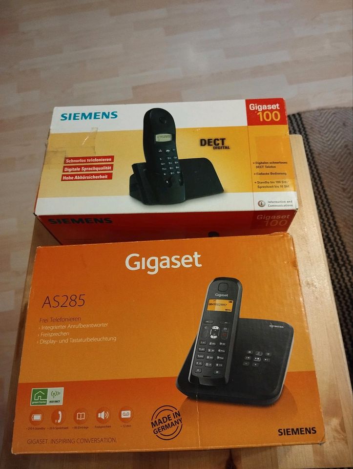 2 Festnetz Telefone Siemens + Gigaset in Wickede (Ruhr)