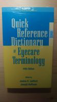 Buch: Quick Reference Dictionary of EyecareTerminology Dresden - Leuben Vorschau