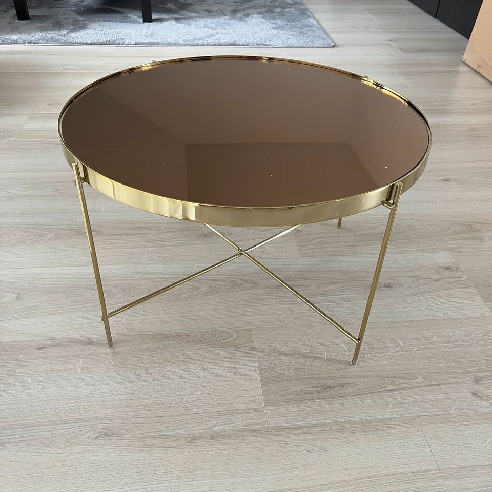 Couchtisch gold glas Neu! in Werne