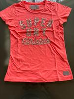 Superdry, T-Shirt, Gr. M, Coral, mit Glitzer Niedersachsen - Sehnde Vorschau