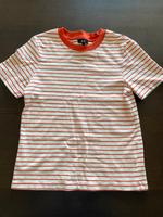 T-Shirt in XS orange gestreift / Streifen Hessen - Griesheim Vorschau